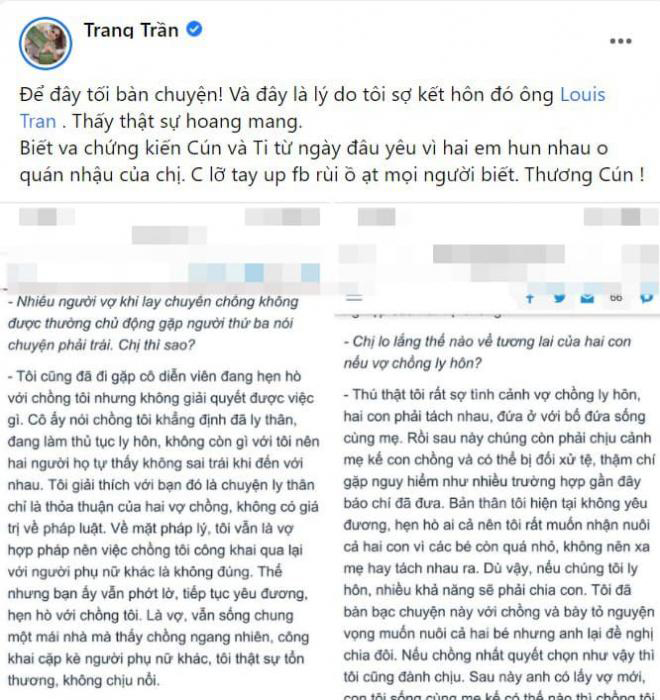 Phản ứng của Trang Trần khi biết Diệp Lâm Anh ly thân vì chồng đại gia ngoại tình - ảnh 2