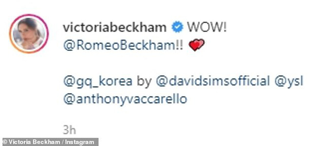 Con trai cưng Romeo Beckham vừa lên bìa GQ Korea, 2 cụ thân sinh bèn khen hết lời! - ảnh 4