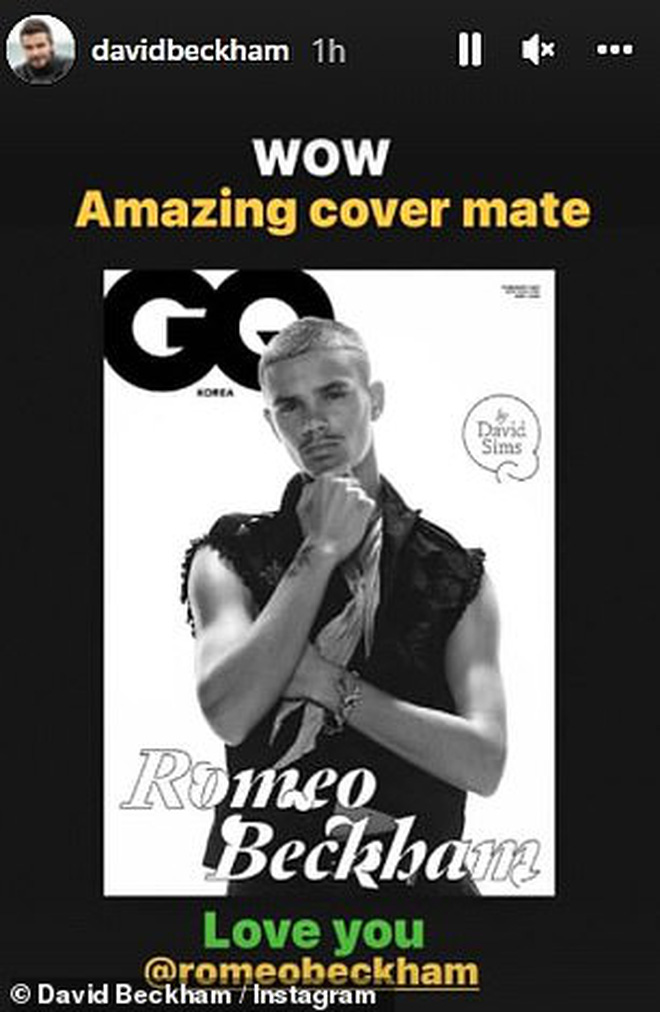 Con trai cưng Romeo Beckham vừa lên bìa GQ Korea, 2 cụ thân sinh bèn khen hết lời! - ảnh 5