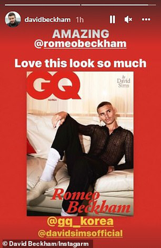 Con trai cưng Romeo Beckham vừa lên bìa GQ Korea, 2 cụ thân sinh bèn khen hết lời! - ảnh 6