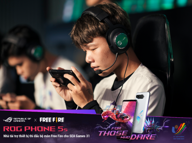 ROG Phone 5s là nhà tài trợ chính thức thiết bị thi đấu bộ môn Free Fire cho SEA Games 31  - ảnh 4