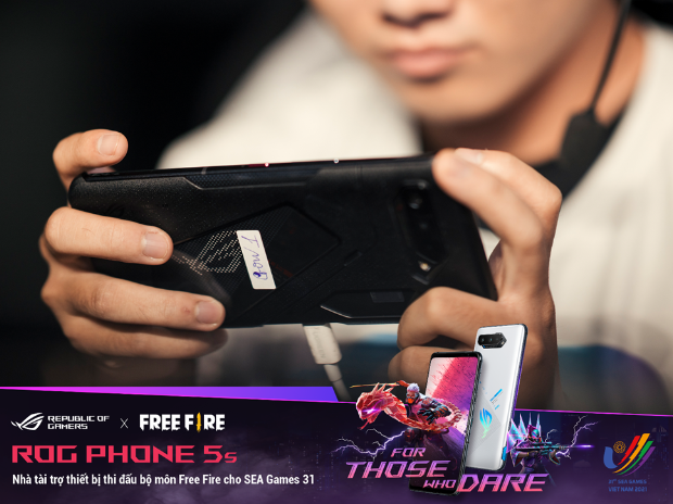 ROG Phone 5s là nhà tài trợ chính thức thiết bị thi đấu bộ môn Free Fire cho SEA Games 31  - ảnh 6