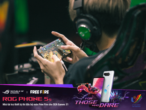 ROG Phone 5s là nhà tài trợ chính thức thiết bị thi đấu bộ môn Free Fire cho SEA Games 31  - ảnh 5