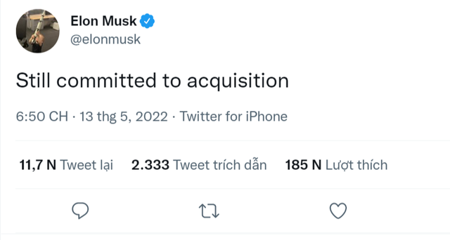 Elon Musk tạm dừng mua Twitter chẳng khác nào ''cơn ác mộng'' thứ 6 ngày 13 - ảnh 1