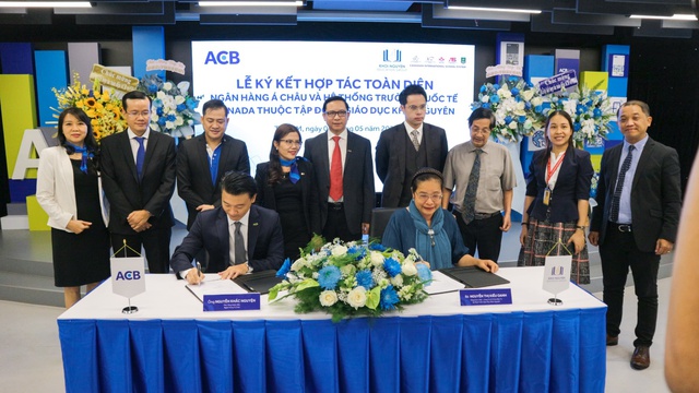 ACB ký kết hợp tác toàn diện với Tập đoàn Giáo dục Khôi Nguyên - ảnh 2
