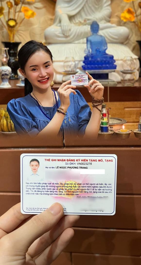 Em gái Angela Phương Trinh đăng ký hiến tạng - ảnh 1