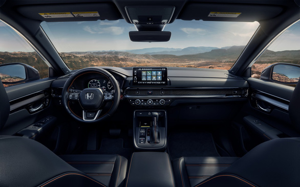 Honda CR-V 2023 lần đầu lộ ảnh nội thất ''trần trụi'': Như bản copy từ Civic, lột xác đấu CX-5 - ảnh 1