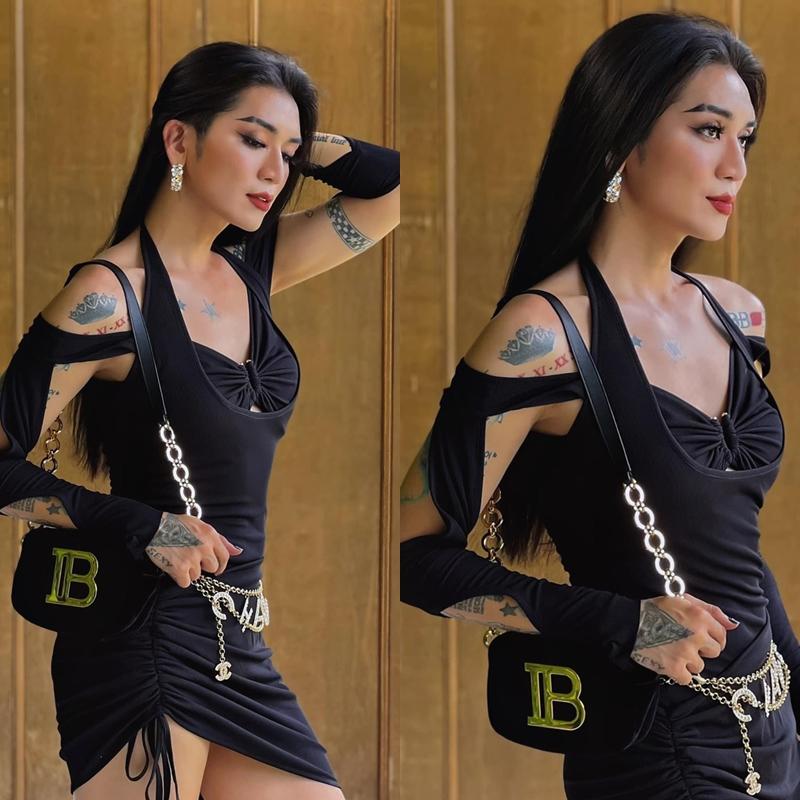 BB Trần khiến gái Thái 'khóc thét' với outfit siêu ngắn, siêu hở - ảnh 1