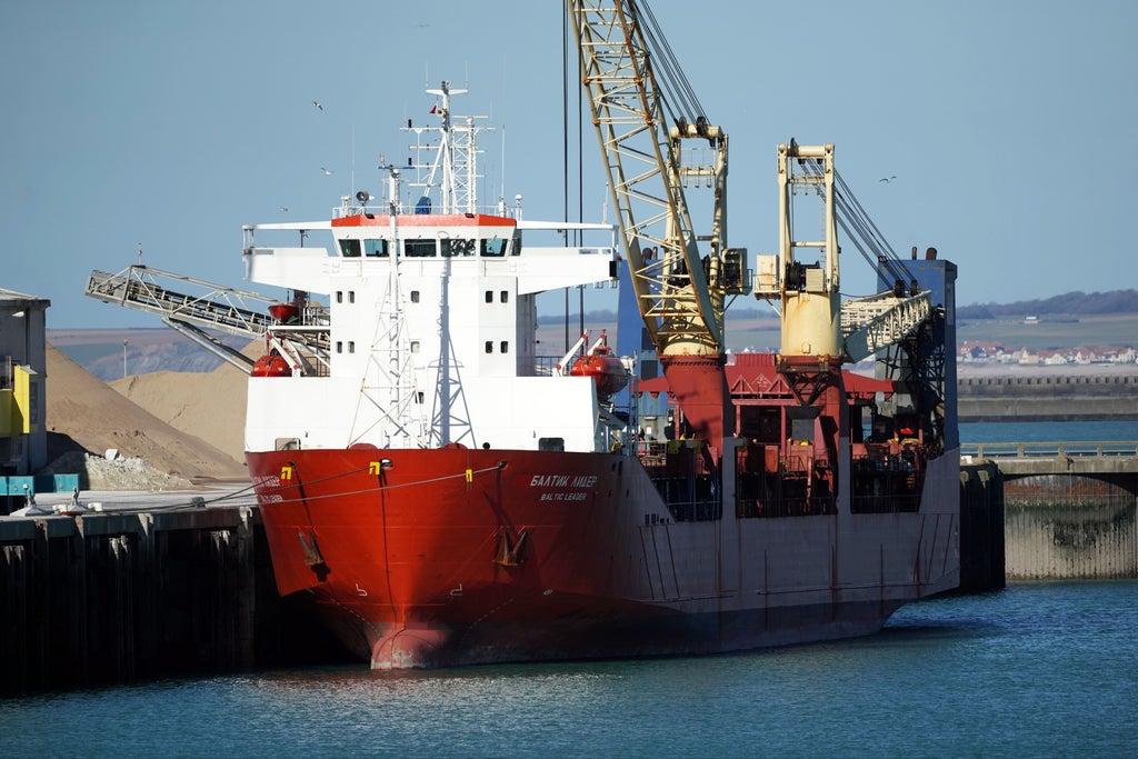 Tàu chất 7.000 tấn lương thực rời cảng Ukraine - ảnh 1