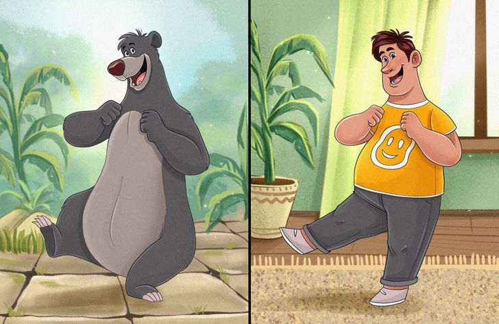 Ngạc nhiên với dung nhan của 15 con vật trong phim hoạt hình Disney khi biến hóa thành con người - ảnh 1