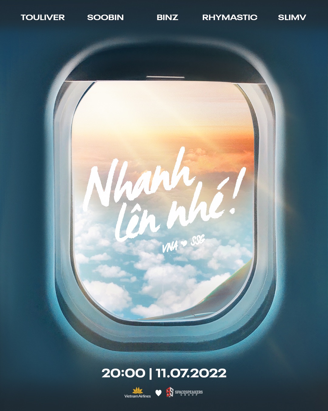 Touliver, Binz, SOOBIN, Rhymastic và SlimV lần đầu kết hợp, xác nhận sản xuất ca khúc chủ đề đầu tiên cho Vietnam Airlines - ảnh 1
