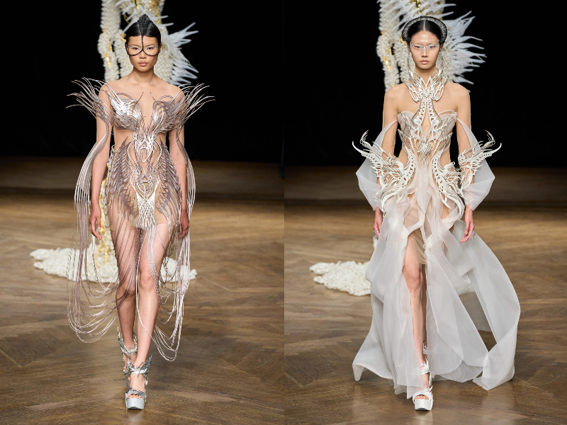BST Iris van Herpen Haute Couture Thu Đông 2022: Mang Haute Couture xa hoa vào vũ trụ metaverse - ảnh 5