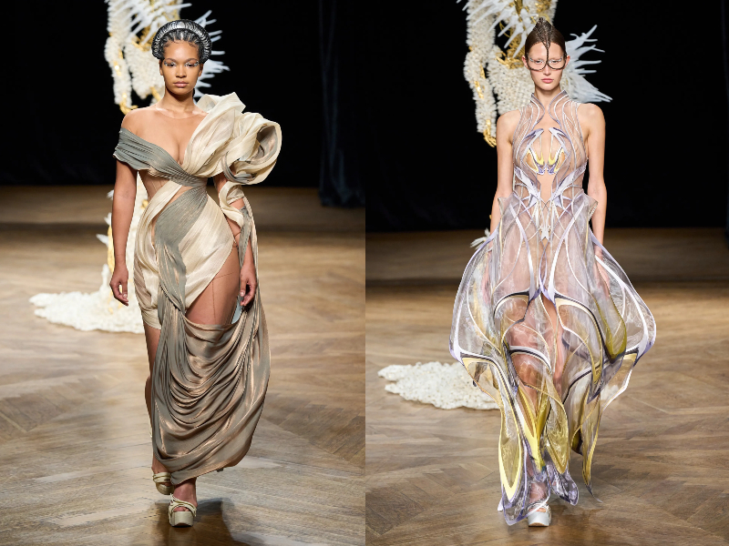 BST Iris van Herpen Haute Couture Thu Đông 2022: Mang Haute Couture xa hoa vào vũ trụ metaverse - ảnh 2