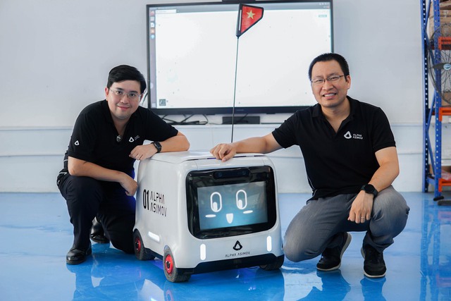 Cựu Giám đốc Grab VN hé lộ startup mới: Robot giao hàng không người lái đầu tiên ở Việt Nam, mỗi lần chở được 10 tô phở - ảnh 1
