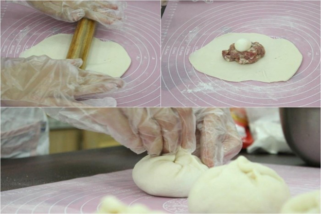 Cách làm bánh bao nhân thịt bằng bột mì đơn giản mà ngon lạ lùng - ảnh 11