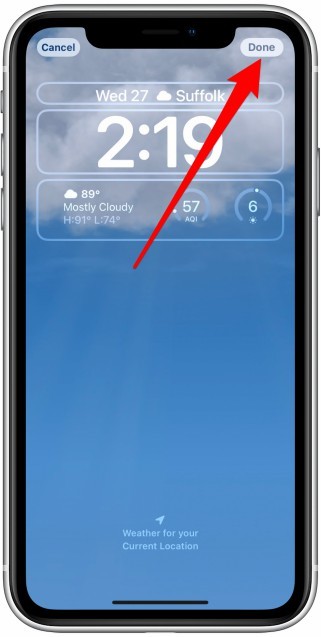 Hướng dẫn cài đặt màn hình khóa thời tiết trên iOS 16 - ảnh 7