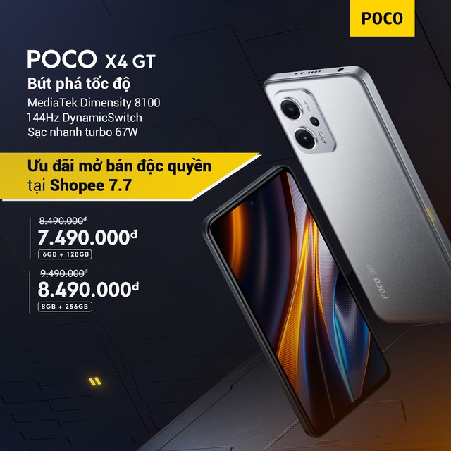 POCO F4 5G ra mắt tại VN: Snapdragon 870, sạc nhanh 67W, giá từ 7.9 triệu đồng - ảnh 5