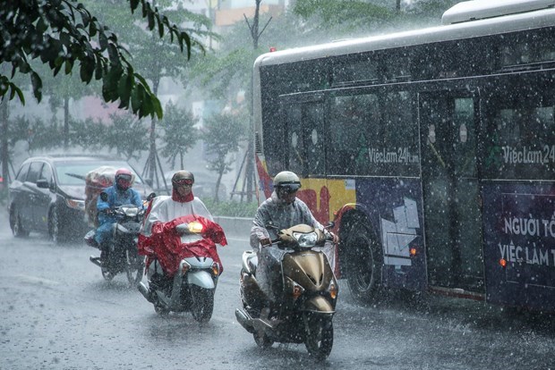 Phía Đông Bắc Bộ và Thủ đô Hà Nội có mưa rào và dông vài nơi - ảnh 1