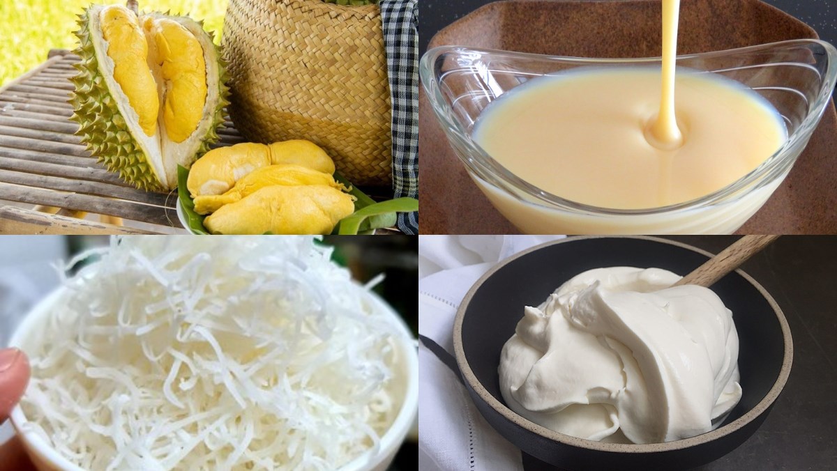 Cách làm kem sầu riêng sữa dừa thơm ngon béo ngọt giải nhiệt mùa hè - ảnh 1