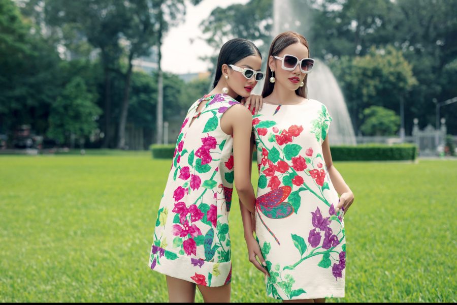 Hương Ly, Lê Hoàng Phương gợi ý trang phục rực rỡ cho những chuyến viễn du - ảnh 3