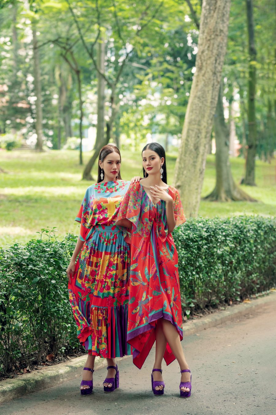 Hương Ly, Lê Hoàng Phương gợi ý trang phục rực rỡ cho những chuyến viễn du - ảnh 7