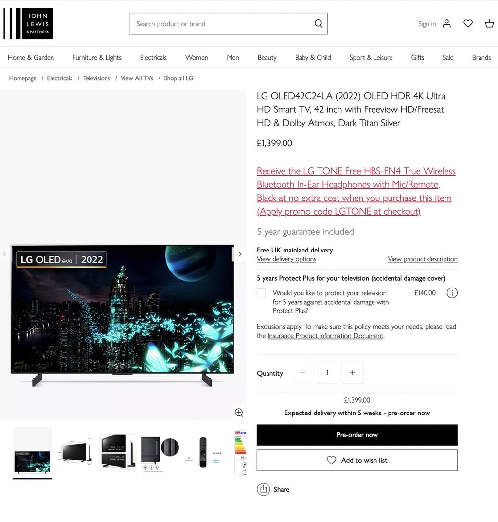 TV LG OLED C2 42 inch có giá lên tới 1.900 USD - ảnh 2