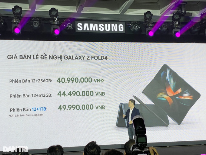 Galaxy Z Fold4 có giá bán từ 41 triệu đồng tại Việt Nam - ảnh 1