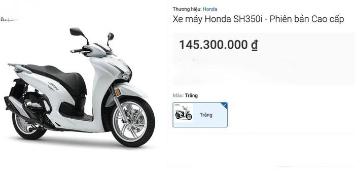 Honda SH 350i tiếp tục giảm giá gần 3 triệu đồng - ảnh 1