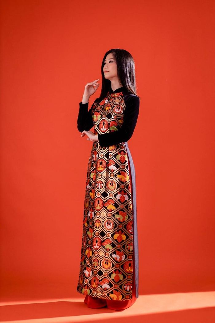 Hoa hậu Ngọc Hân với ý tưởng kết hợp văn hóa Nhật Bản và Việt Nam trong tà áo dài - ảnh 5
