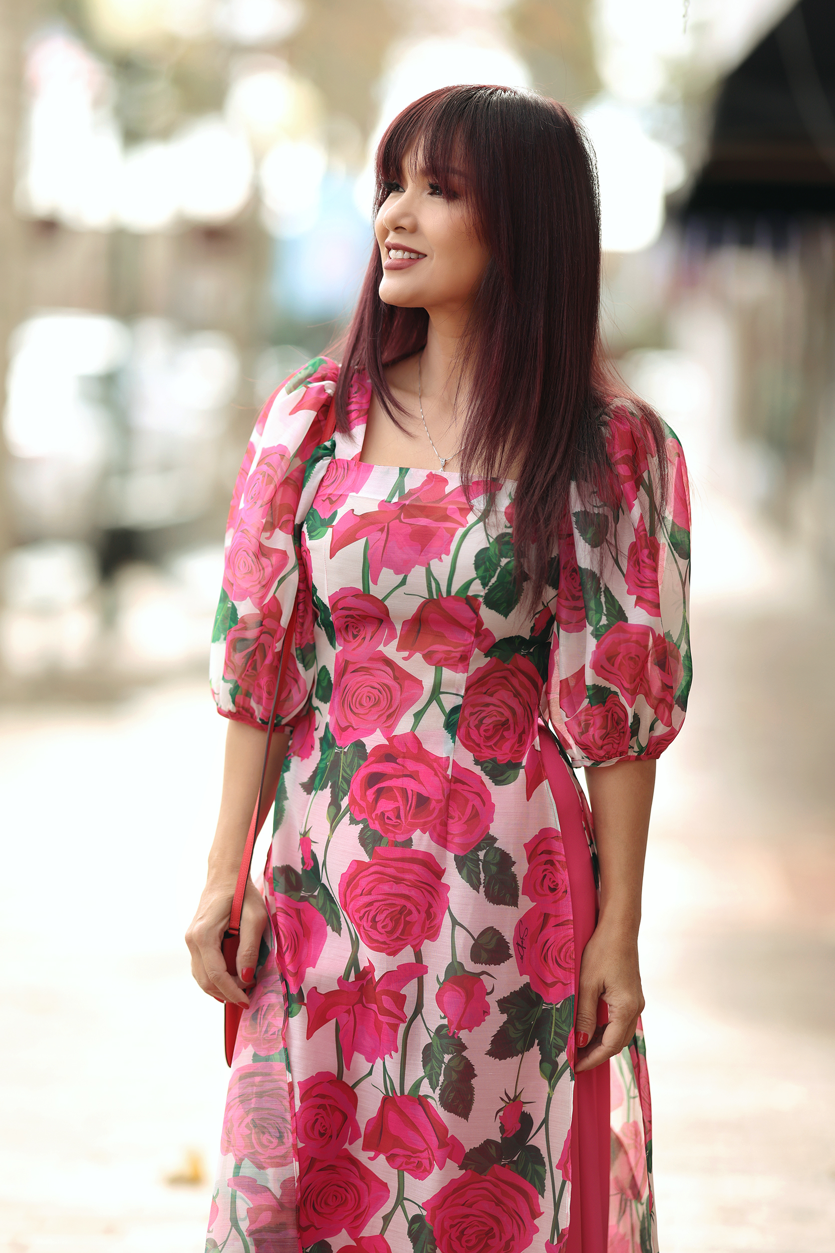 Hoa hậu Ngọc Hân với ý tưởng kết hợp văn hóa Nhật Bản và Việt Nam trong tà áo dài - ảnh 13
