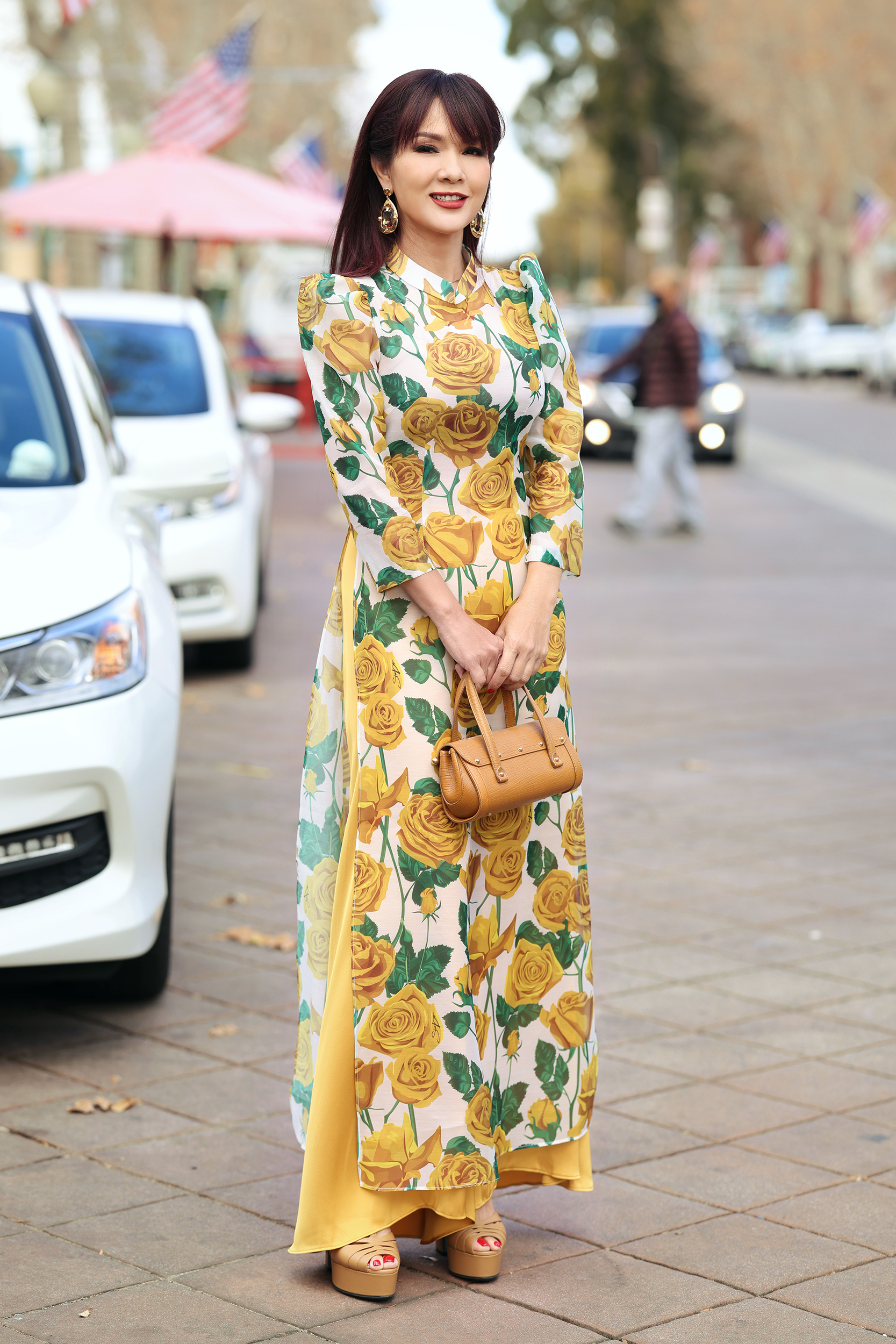 Hoa hậu Ngọc Hân với ý tưởng kết hợp văn hóa Nhật Bản và Việt Nam trong tà áo dài - ảnh 11