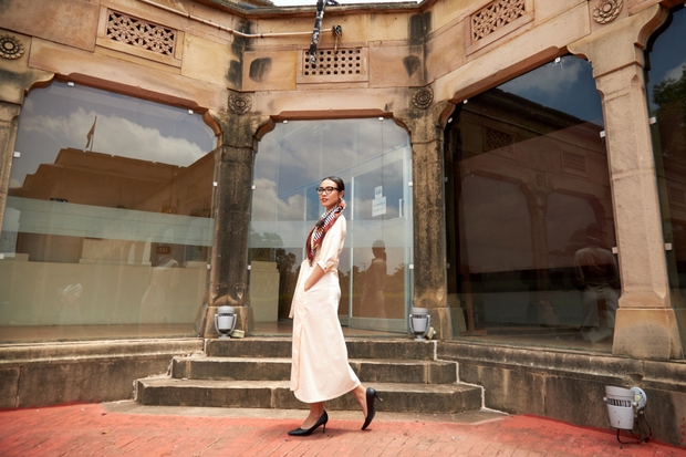 Á hậu Thủy Tiên gây ấn tượng bởi loạt váy áo thanh lịch, trang nhã tại Ấn Độ - ảnh 1