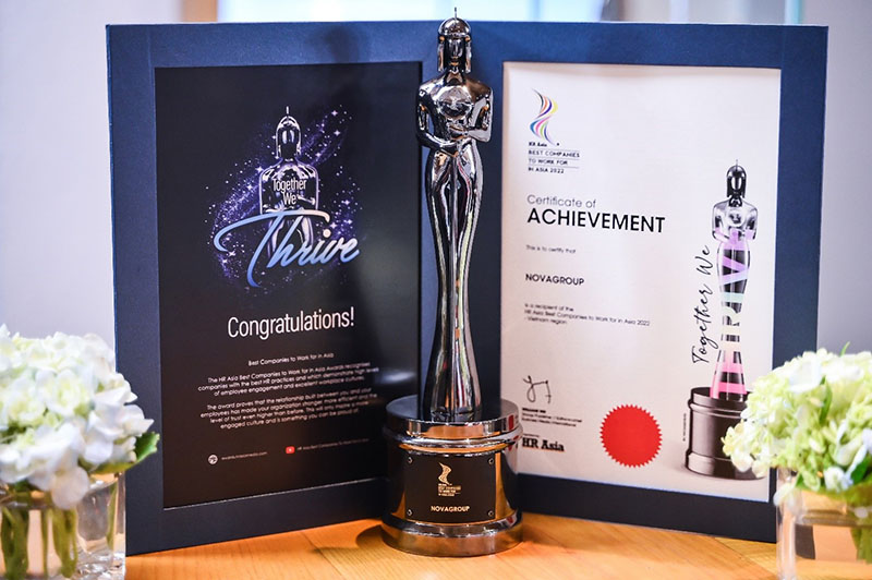 NovaGroup nhận giải thưởng “Nơi làm việc tốt nhất châu Á 2022” - ảnh 2