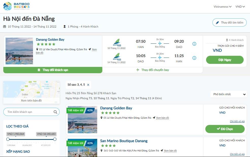 Bay mê ly, giá hết ý với nền tảng đặt vé bay - khách sạn trực tuyến Bamboo Holidays của Bamboo Airways - ảnh 2