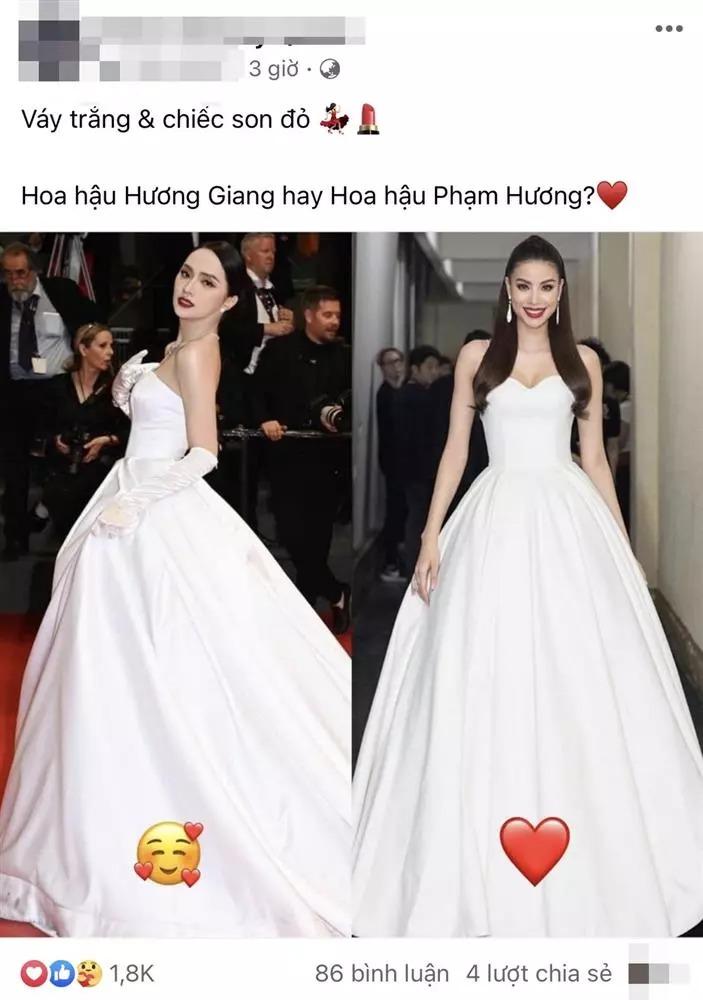 Đỗ Hà, Hương Giang mặc 'váy cưới' của Phạm Hương lên thảm đỏ - ảnh 10