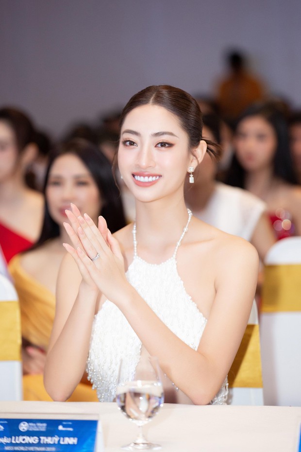 Nhan sắc xinh đẹp hút hồn của top 3 Miss World Vietnam 2022 tại sự kiện đầu tiên sau đăng quang - ảnh 7
