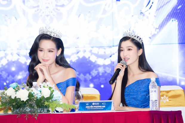Nhan sắc xinh đẹp hút hồn của top 3 Miss World Vietnam 2022 tại sự kiện đầu tiên sau đăng quang - ảnh 6