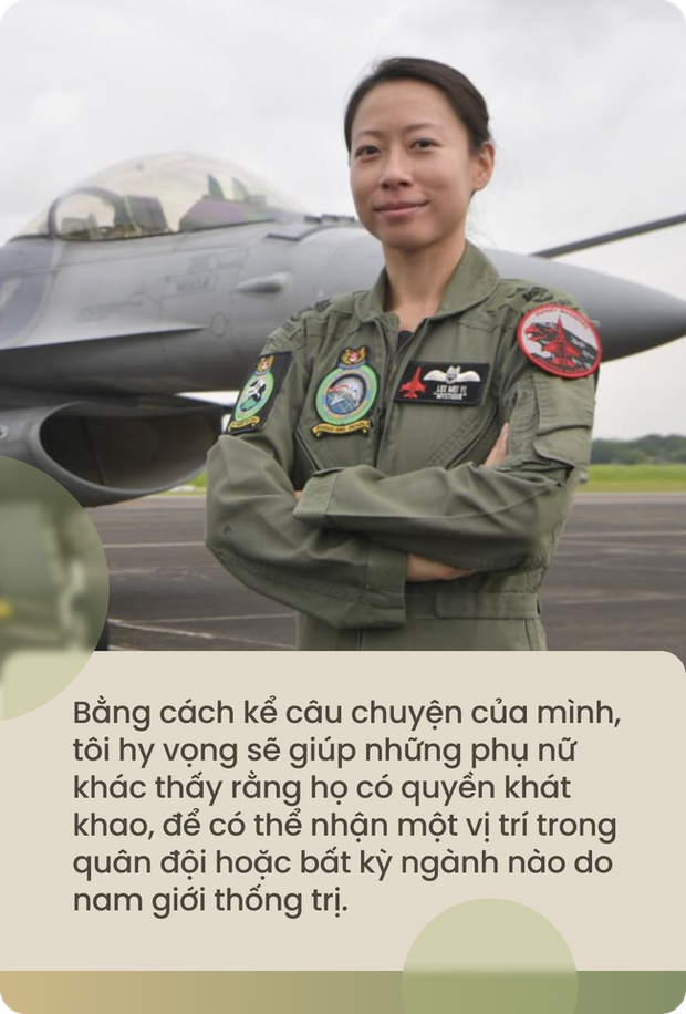 Nữ chỉ huy đội bay chiến đấu đầu tiên của Singapore: Phái đẹp cũng làm chủ được bầu trời như nam giới - ảnh 1