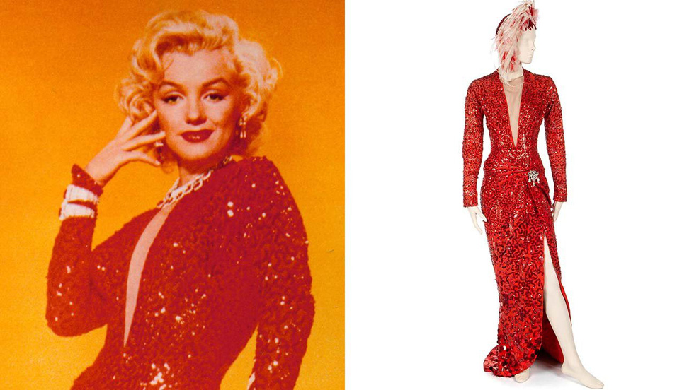 Marilyn Monroe và những chiếc váy đấu giá từ chục ngàn đến triệu USD - ảnh 1