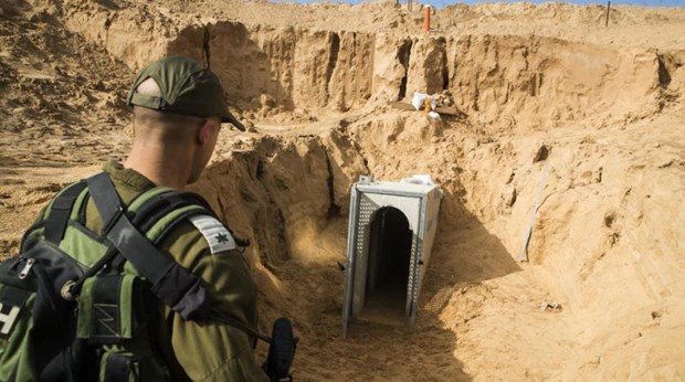 Quân đội Israel bịt đường hầm quân sự của Hamas tại Gaza - ảnh 1