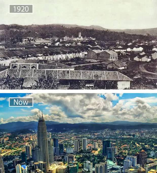 Loạt ảnh xưa và nay cho thấy sự thay đổi đáng kinh ngạc của những thành phố nổi tiếng nhất thế giới trong thế kỷ qua - ảnh 15