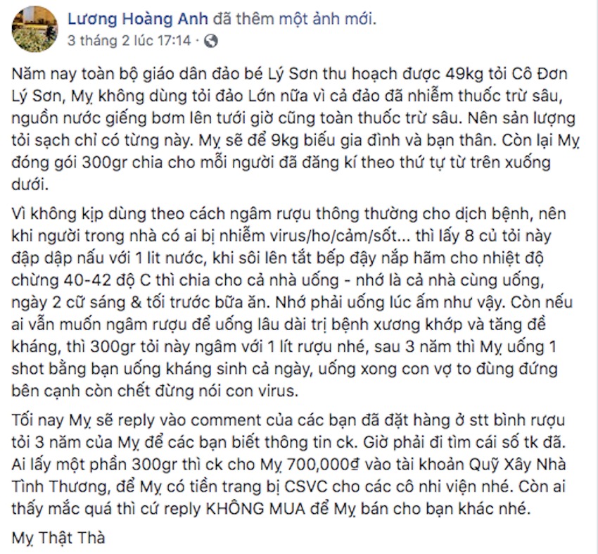Facebooker Lương Hoàng Anh – vợ cũ Huy Khánh gây tranh cãi khi chê “gạo thị trường có thuốc” - ảnh 6