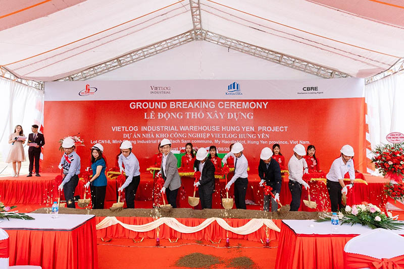 Vietlog Industrial khởi công dự án kho hạng A tại Hưng Yên - ảnh 1