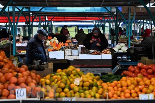 Giá cả hàng hóa tại Nga giảm mạnh vì sụt giá rau quả - ảnh 1