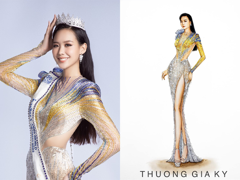 “Bật mí” nguồn cảm hứng làm nên những thiết kế đầm dạ hội của top 3 Hoa hậu Thế giới Việt Nam 2022 - ảnh 3