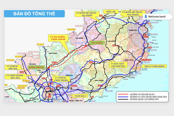 Hai tỉnh muốn đưa cao tốc Gia Nghĩa - Chơn Thành vào vận hành từ năm 2025 - ảnh 1