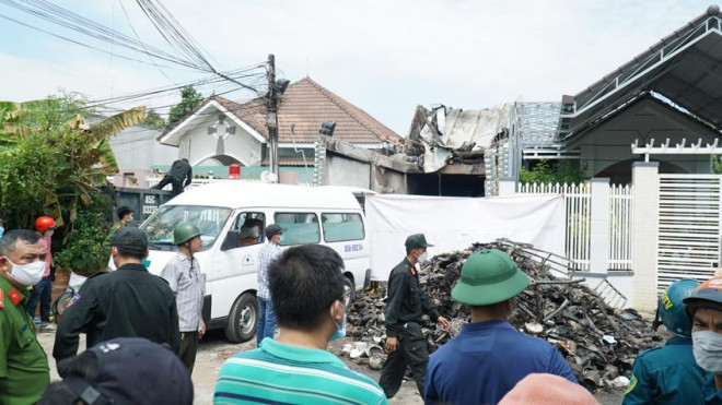 Công an Ninh Thuận đang xác định nguyên lý do vụ cháy 3 mẹ con tử vong - ảnh 2