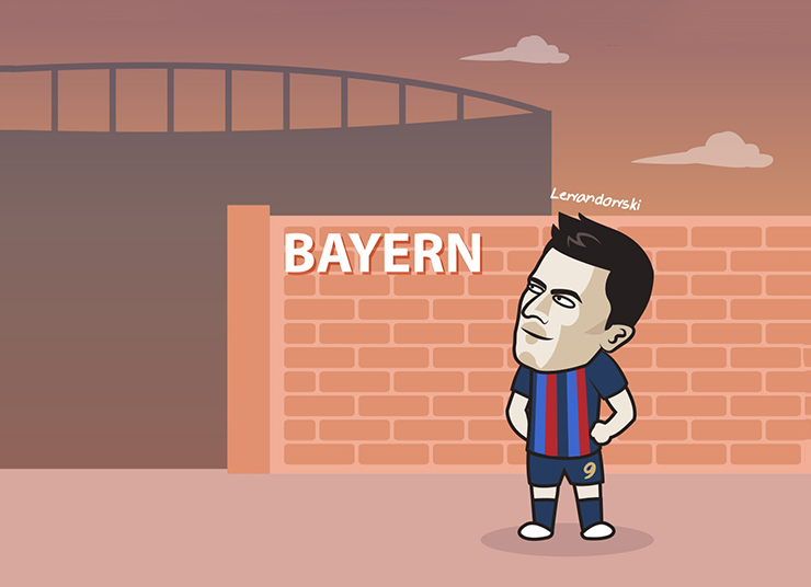Ảnh chế: Lewandowski trở lại Bayern Munich khiến fan “hùm xám” run rẩy - ảnh 1