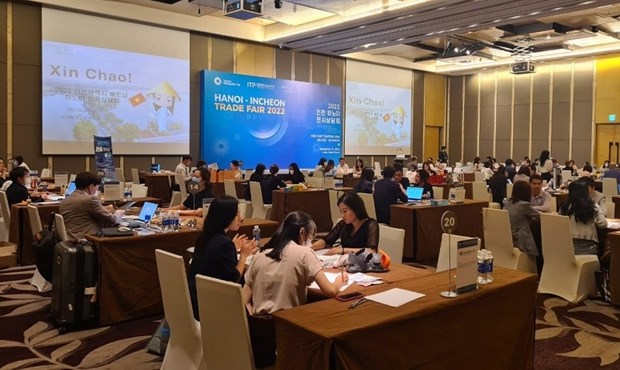 Gần 100 nhà doanh nghiệp Việt Nam giao thương với đối tác từ Hàn Quốc - ảnh 1