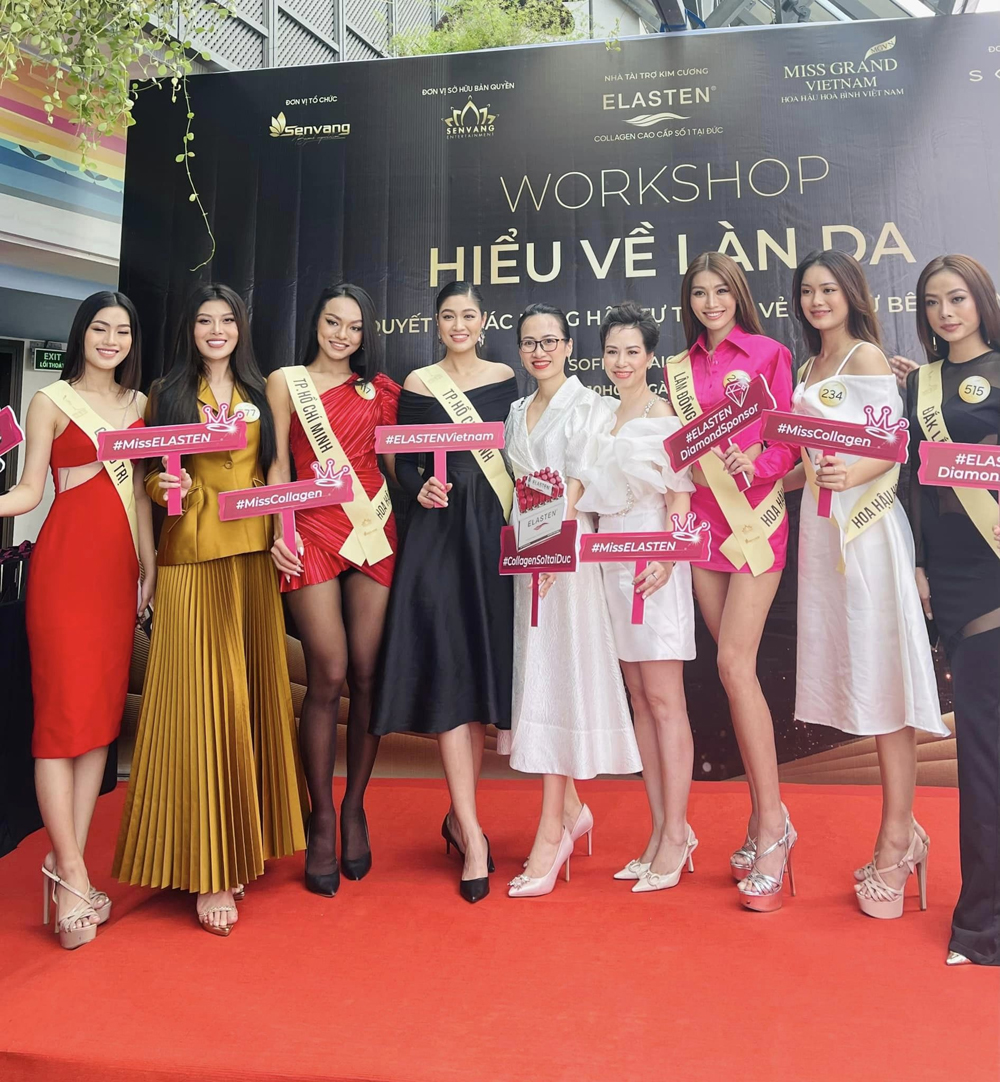 Bác sĩ Tô Lan Phương làm giám khảo Miss Grand Vietnam 2022 trong phần thi thấu hiểu làn da - ảnh 5